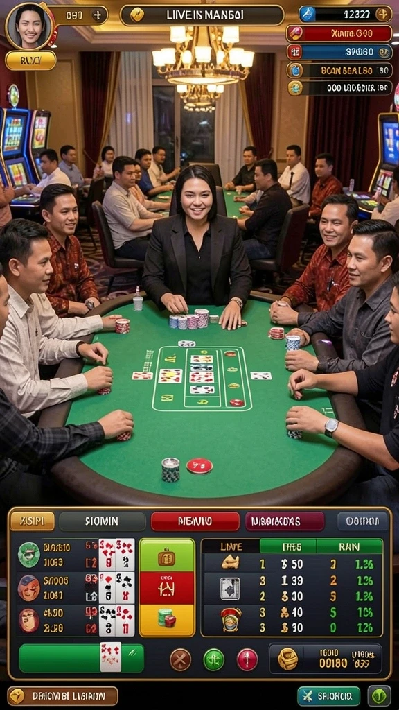 Fitur sosial yang memungkinkan interaksi antar pemain.