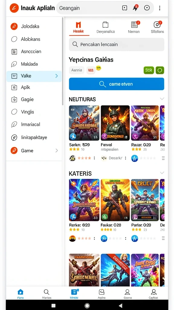 Tampilan antarmuka yang user-friendly dan mudah digunakan.