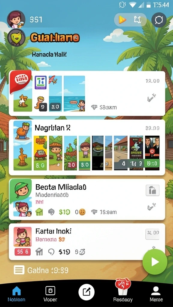 Level menantang yang membuat adrenalin meningkat.