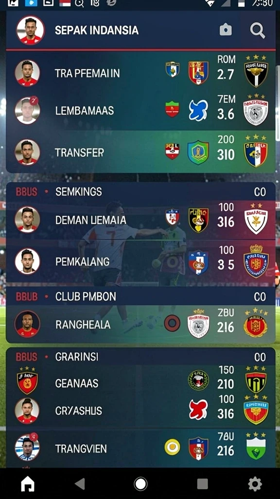Tampilan antarmuka yang ramah pengguna.
