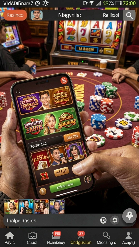 Screenshot menunjukkan tampilan awal aplikasi 988BET yang menarik.