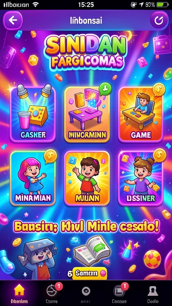Tampilan permainan yang menarik dan modern.