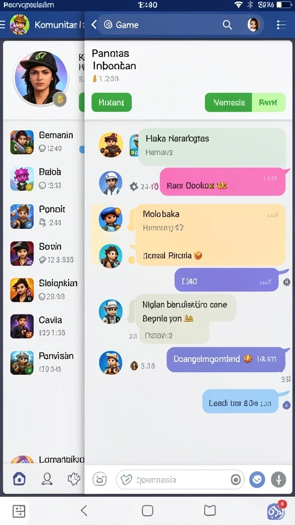Tampilan antarmuka yang ramah pengguna.