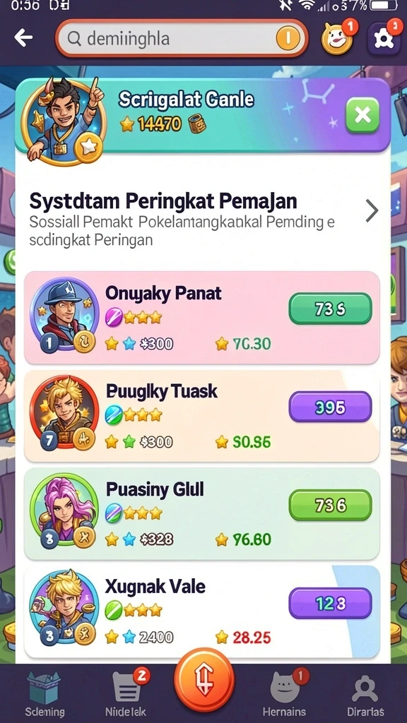 Tampilan awal yang menawan dan mudah dinavigasi.