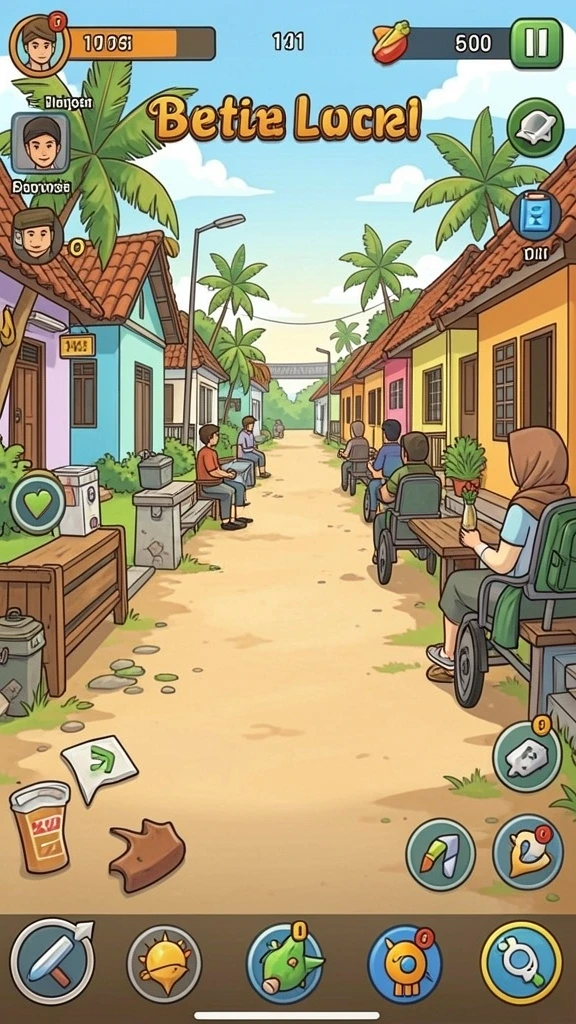 Tampilan antarmuka pengguna yang modern dan menarik.