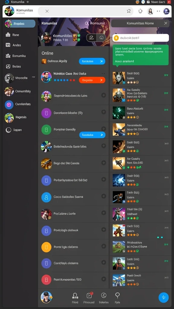 Screenshot saat turnamen bingo berlangsung.