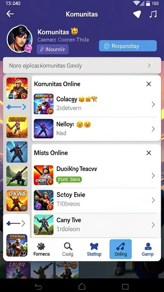Mode multiplayer yang memungkinkan bermain dengan teman.
