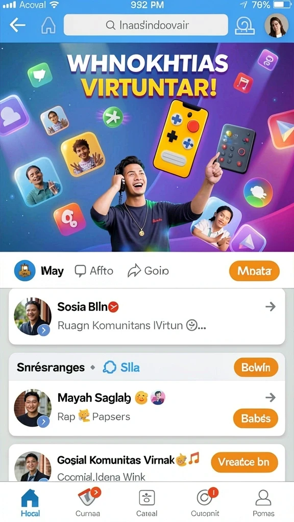 Gambaran interaksi antar pemain dalam game GACOR88.