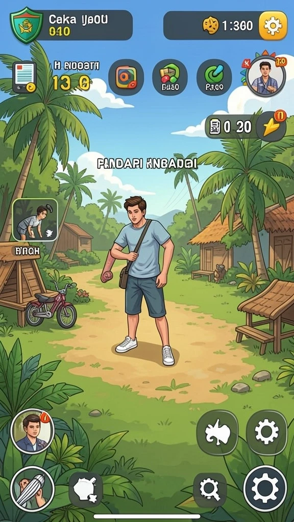 Efek suara yang mendebarkan.