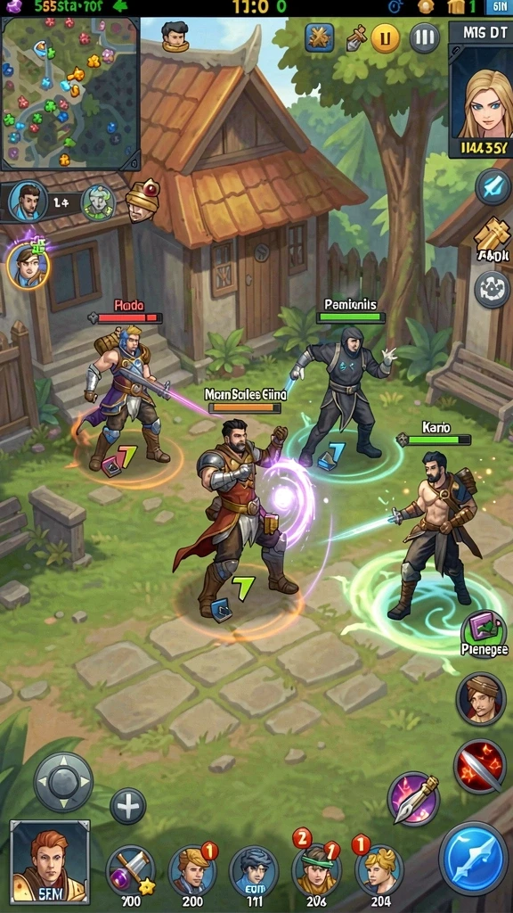 Tampilan awal yang menarik dengan berbagai pilihan game.