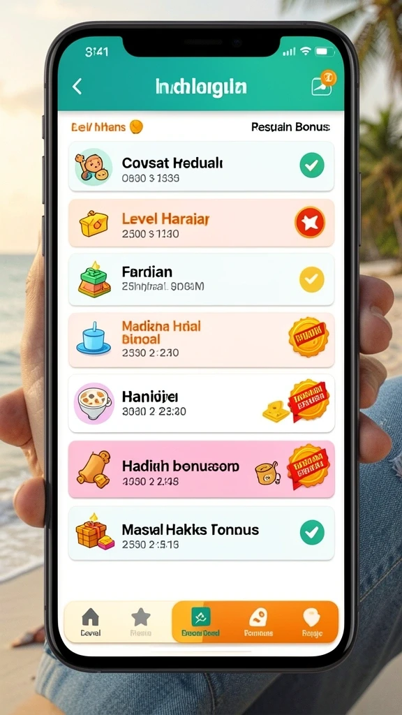 Fitur bonus dan putaran gratis yang menguntungkan.