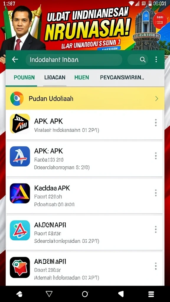 Tampilan antarmuka yang menarik dan user-friendly.