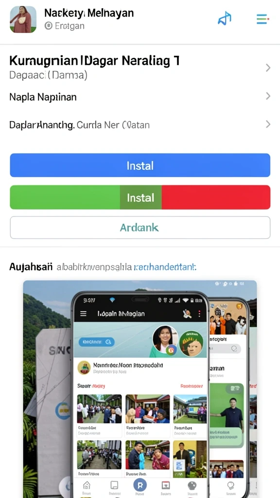 Tampilan antarmuka yang user-friendly.