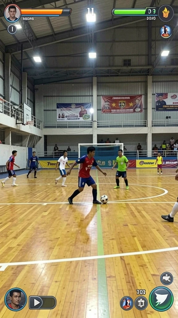Karakter-karakter yang unik dan berwarna-warni.
