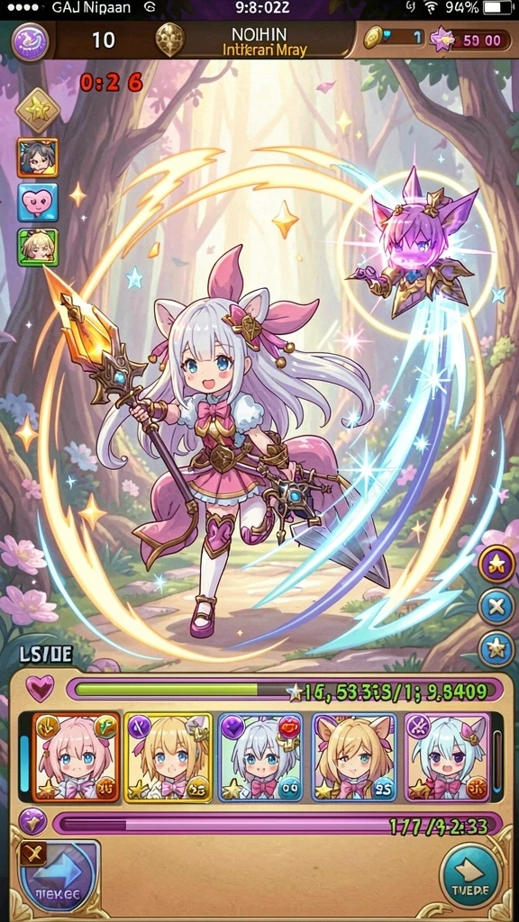 Tampilan awal game yang menarik dan penuh warna.