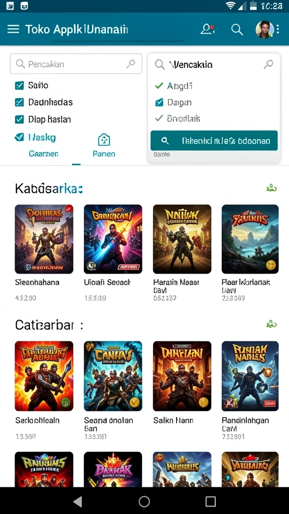 Tampilan antarmuka yang menarik dan ramah pengguna.