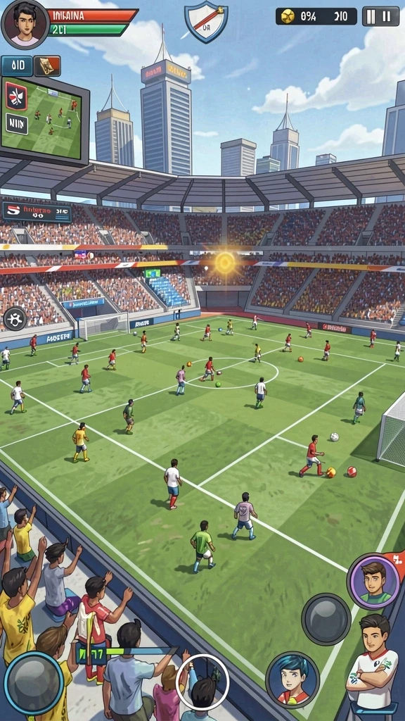 Fitur interaksi sosial yang menyenangkan di dalam game.
