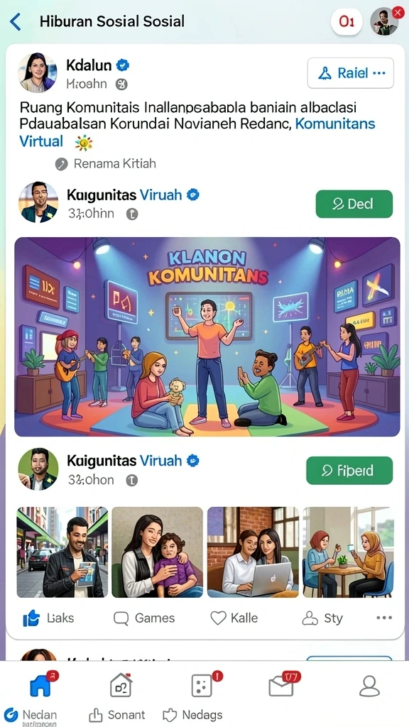 Mode multiplayer yang seru dan interaktif.