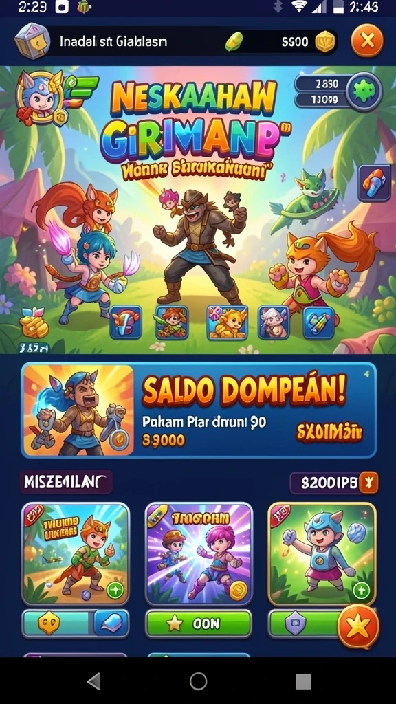 Level baru dengan tantangan yang lebih seru.