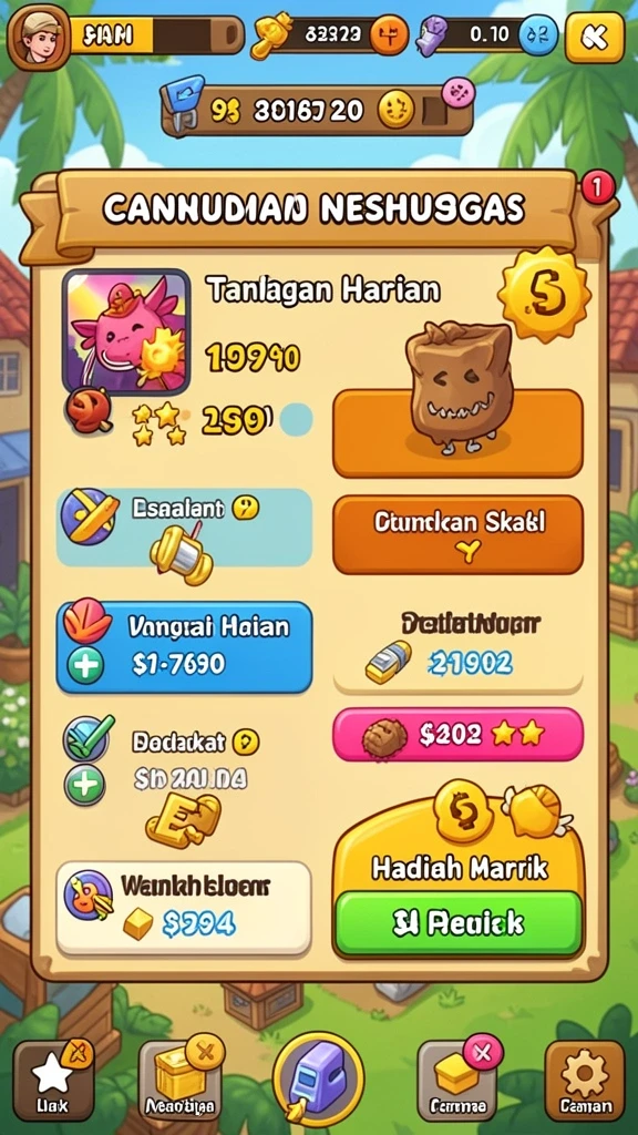Level yang menantang dan seru untuk dieksplorasi.