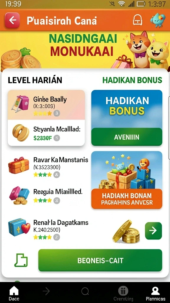 Karakter karakter unik yang dapat dipilih pemain.