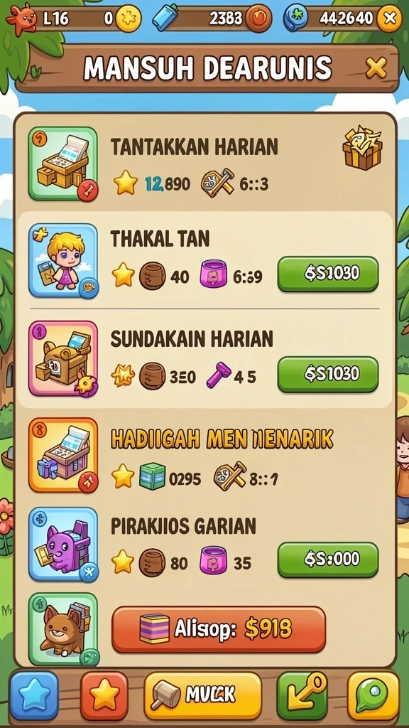 Karakter baru yang menarik dan menghibur.