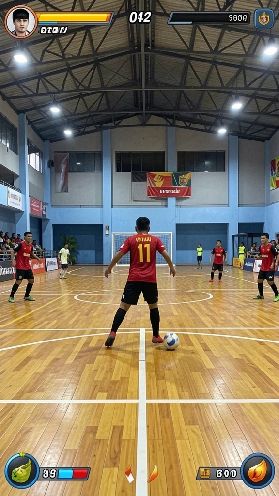 Level yang menantang dengan berbagai rintangan.