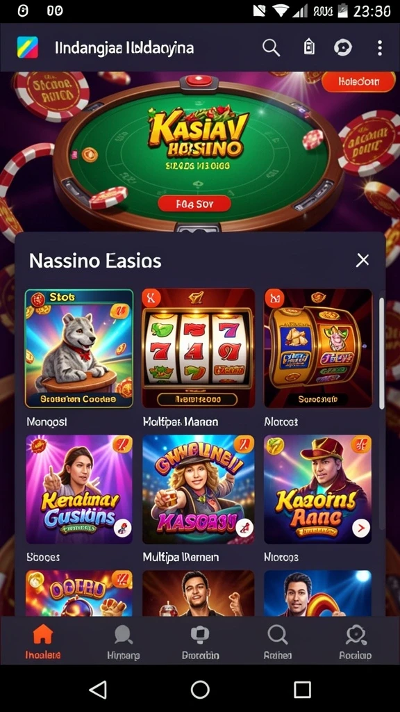 Berbagai karakter unik siap untuk dimainkan.